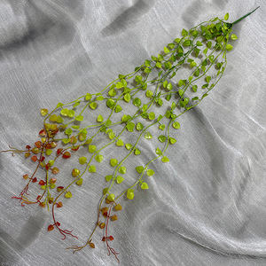 Serie Aritical Wedding: Planta Artificial Larga de Ratán para Colgar en la Pared, Simulación de Hierba para Reptiles con Flores - Product Image 5