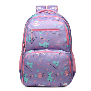 Sac à dos pour écolières de 6 à 12 ans, design tendance, protection de la colonne vertébrale, réduction de la charge - Product Image 3