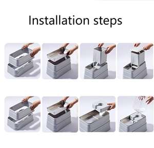 Baik Populer dapat dicuci hewan peliharaan anjing kucing mangkuk PP + baja tahan karat makanan anjing mangkuk air kustom dapat dilepas anjing mangkuk - Product Image 2