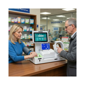 Estación de Trabajo Médica Portátil de Escritorio Huasheng, Kiosco de Autoservicio para Chequeos Médicos con Evaluación por IA, HS-S05 - Product Image 3