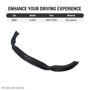 Accessoires de voiture Pièces automobiles Carbone sec W118 CLA Spoiler avant Pare-chocs avant pour Mercedes Ben Z <span class=keywords><strong>AMG</strong></span> CLA45 CLA 45 20-2023 - Product Image 2