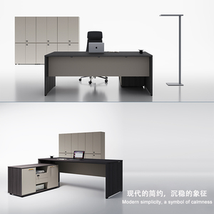 Mobilier design moderne en bois Mfc Usine Bureau exécutif Gestionnaire de bureau - Product Image 5