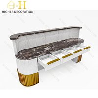 Nouveau comptoir d'angle de bureau compact pour magasins de vêtements, idéal comme comptoir de caisse ou de réception.