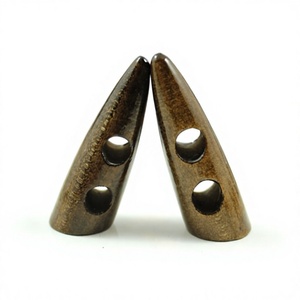 Handmade Buffalo Horn Oval <b>Toggle</b> <b>Buttons</b> Eco-Friendly Rustic Home Decoration Polished Finish Durable Design Vintage Classic - Product Image 2