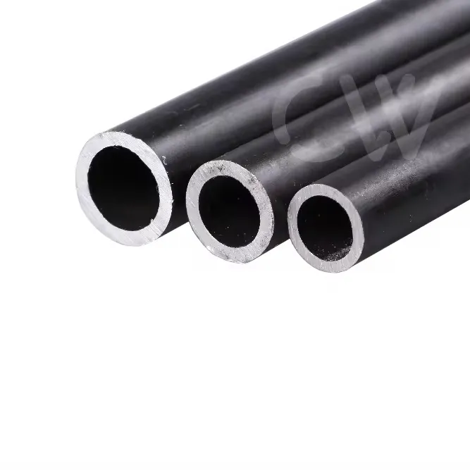 Tuyau d'acier au carbone ISO9001 4.76mm tuyau d'acier noir de soudure ERW de fabrication commerciale chinoise