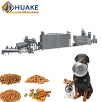 Ligne de production d'aliments pour chats, machine d'extrusion pour la fabrication de granulés d'aliments pour animaux de compagnie, chiens, prix