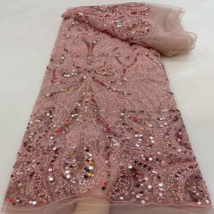 Robe de Soirée en Tissu Brodé en Polyester Perlé Haute <span class=keywords><strong>Couture</strong></span> Pailleté de Haute Qualité - Product Image 5