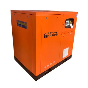 Airstone 18.5KW 25HP 8~12Bar Industrial Silent Screw Air Compressor with Motor IP23 IP54