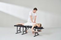 Table de chiropratique manuelle portable Mt Arena-180 pour massage médical, flexion, manipulation et traitement physique