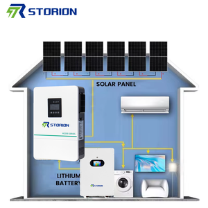 <span class=keywords><strong>Kit</strong></span> Completo de Paneles <span class=keywords><strong>Solares</strong></span> de 10KW 20KW 30KW con Batería e Inversor, Mini Sistema Solar Eficiente para su Hogar - Product Image 3