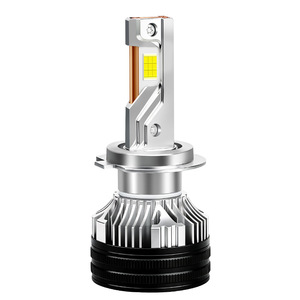 Nieuwe stijl auto LED koplampen H7 80W 7500 lm Hoge helderheid Koperen buis warmteafvoer; H4 Dubbele straal (dimlicht/grootlicht) koplamp - Product Image 1