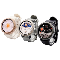 Montre connectée ronde ultra-fine SANVNET DM76 2026 avec écran AMOLED de 1,32 pouces, étanche 50 m, GPS, pour femmes et hommes