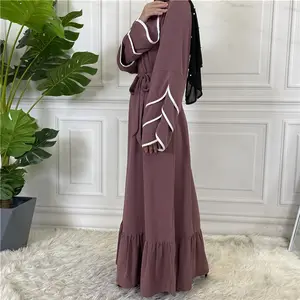 Best Selling Wholesale 2 Pieces Abayas From Dubai Women 2022 Wholesale Clothing Ethnic Muslim Abaya