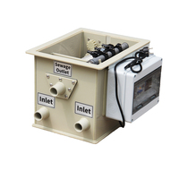 Cowter efficace traitement de l'eau UV système de Circulation d'aquaculture filtre à tambour pour étang à poissons 220V moteur 1 an de garantie