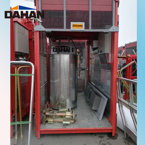 SC200/200 0-40m/min DAHAN 2T 2 Motor PLC Controlled Temporary <b>Elevator</b> for Construction - Product Image 3