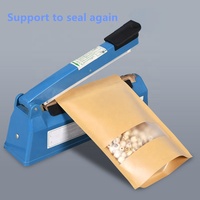 Wholesale Resealable Zipper Stand up Brown Kraft Paper Coffee Bag Pouch Tea Bags Packaging Materials Mylar Bags for Food Storage