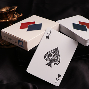 Baraja <span class=keywords><strong>de</strong></span> <span class=keywords><strong>cartas</strong></span> <span class=keywords><strong>de</strong></span> papel <span class=keywords><strong>doble</strong></span> personalizada, gama alta, baraja <span class=keywords><strong>de</strong></span> póker <span class=keywords><strong>de</strong></span> 4 colores - Product Image 3