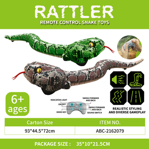 Jouets porte-bonheur Radio télécommande <span class=keywords><strong>serpent</strong></span> jouet Rechargeable RC crotale réaliste jouet électrique Simulation <span class=keywords><strong>serpent</strong></span> à sonnette pour enfant - Product Image 4