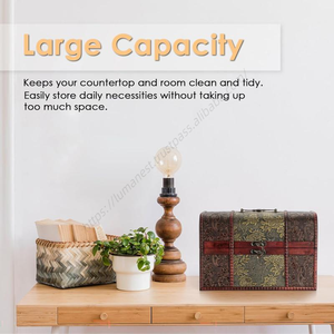 Caja de Almacenamiento Rectangular de Diseño Moderno para Cocina, Hecha de Madera, Aluminio y PET, con Tarjeta Magnética, Venta al Por Mayor - Product Image 3