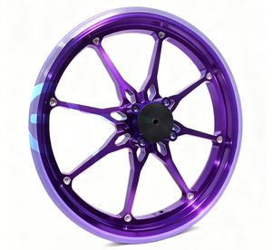 CNC Engraved Aluminum <b>Wheels</b> for Honda Giorno - 12 Lightweight Custom Carved Rims Tropical Climate Resistant - Product Image 1