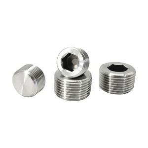Enchufe hexagonal de acero inoxidable de alta precisión, 304, 316, <span class=keywords><strong>DIN</strong></span>, <span class=keywords><strong>906</strong></span>, tornillos de bloqueo, tubos de rosca - Product Image 1
