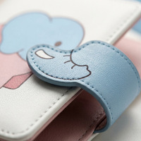 Album Chasing Star avec couverture en PU, boucle éléphant, version mini, format grille simple, pour photos 3 pouces, personnalisable