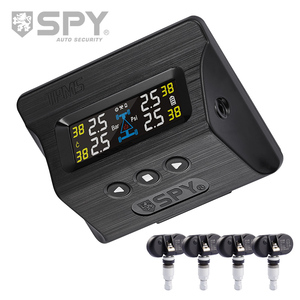 120Psi <strong>Digital</strong> Tire <strong>Pressure</strong> <strong>Monitor</strong> Gauge Internal USB Solar Truck TPMS with LCD Screen Metal ABS Material - Product Image 2