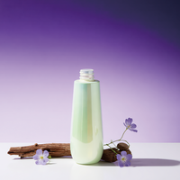 Bouteilles de parfum, de lotion et de toner en verre dégradé irisé personnalisées en usine, 30 ml-300 ml, ambre givré transparent, impression personnalisée multi-couleurs