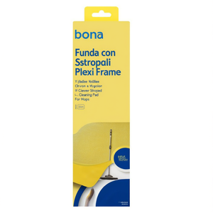Funda Con Estropajo Flexi Frame Giallo Blu a Righe in Microfibra per Panni da Pulizia per Mop - Product Image 2
