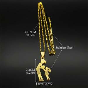Fashion Hot Sell <b>Mother</b> <b>Daughter</b> <b>Necklace</b> Stainless Steel <b>Necklace</b> <b>Mother's</b> Day <b>Necklace</b> Fashion Jewelry - Product Image 3
