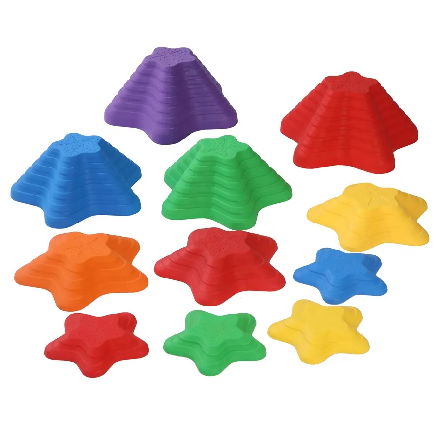 sensory toys for autistic children Star Style Stepping Stones for Kids Indoor Plastic Baby Sensory Toys for Training Balance