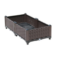 Boîte de Culture Modulable pour Balcon : Pépinière de Serre pour Légumes, Arbres et Fleurs