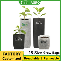 Offre Spéciale Tissu Non Tissé Biodégradable Respirant de 4 à 10 Pouces pour l'Agriculture, Résistant aux Hautes Températures, pour Fleurs, Arbres et Légumes