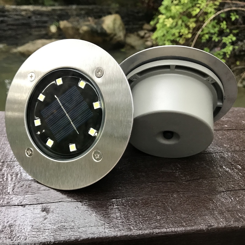 8LED Solar In Ground Light Waterproof