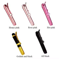 Stylo repulpant pour les lèvres, produit de beauté automatique à main, motif or 24 carats, double 0,3 ml/0,5 ml