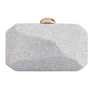 Bolso de Noche Elegante con Cristales y Diamantes para Mujer, Cartera Brillante para Boda, Bolso de Mano Estiloso para Cena Formal o Salida Nocturna - Product Image 5