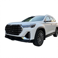 Jetour X90 2021 2022 2023 SUV automatique de taille moyenne, sièges en cuir foncé, image panoramique à 360°, voiture d'occasion
