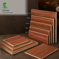 Placage de bois naturel brun rouge foncé Jinbase XT2105 en MDF/HDF, écologique et résistant à l'humidité, pour meubles et murs haut de gamme