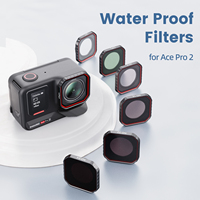 Ensemble de filtres étanches AMagisn pour Insta360 AcePro2, filtre en verre optique ND8/16/32 à densité neutre et filtre polarisant CPL