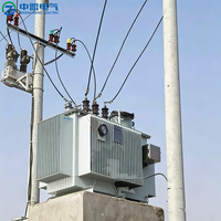 Transformateur de puissance immergé dans l'huile triphasé 450 kVA 900 kVA 50 Hz de qualité export, refroidissement ONAN/ONAF, bobinage cuivre/aluminium pour applications électriques