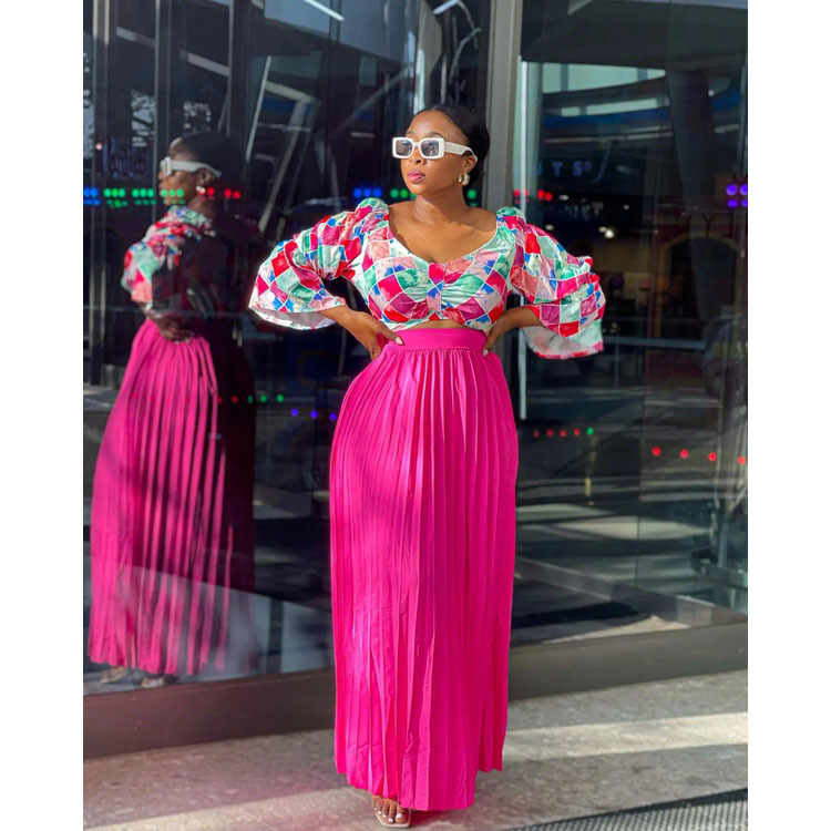 Solid Color Women Set Plus Size