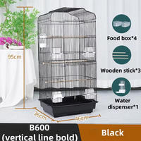 Fabricant de cages à oiseaux pour animaux de compagnie en gros en acier inoxydable double pile volières d'élevage éleveur de pigeons Cage à oiseaux d'élevage