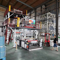 Mesin Pembuat Film Co-Extrusion Dua Lapis dengan Die Berputar