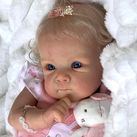 Mignonne poupée bébé reborn de 48 cm avec vêtements, jouet pour nouveau-né, cadeau pour enfants, accessoires de jeu d'imitation