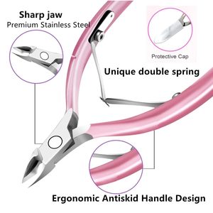 Kit Manicure donna Premium con tagliaunghie per cuticole Trimmer spintore lima per unghie in vetro per la cura delle unghie personali - Product Image 6