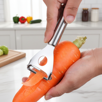Éplucheur manuel en acier inoxydable pour fruits et légumes, couteau à éplucher, outil de dépecage, ustensile de cuisine
