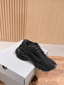 Chaussures décontractées de luxe de haute qualité 2026 - Chaussures de sport à semelle épaisse en cuir pour hommes et femmes - Product Image 3