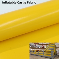 Rouleau de tissu bâche 100 % polyester 650 g/m² enduit PVC haute résistance, imperméable, ignifuge, anti-moisissure et résistant aux UV