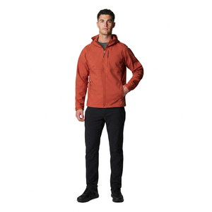 Chaqueta de Nieve Softshell de Algodón con Cremallera y Estampado de Color Sólido 2026, Chaqueta Cortavientos Impermeable para Hombre, Fabricante de Pakistán - Product Image 1