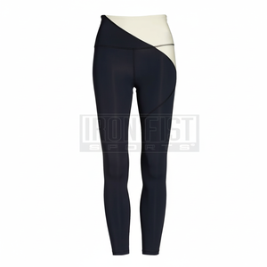 กางเกงเลกกิ้งโยคะเอวสูงสำหรับผู้หญิง ลายเรียบ กระชับรูปร่าง ระบายอากาศได้ดี ยืดหยุ่น กระชับเอว เหมาะสำหรับออกกำลังกายและฝึกซ้อม - Product Image 1